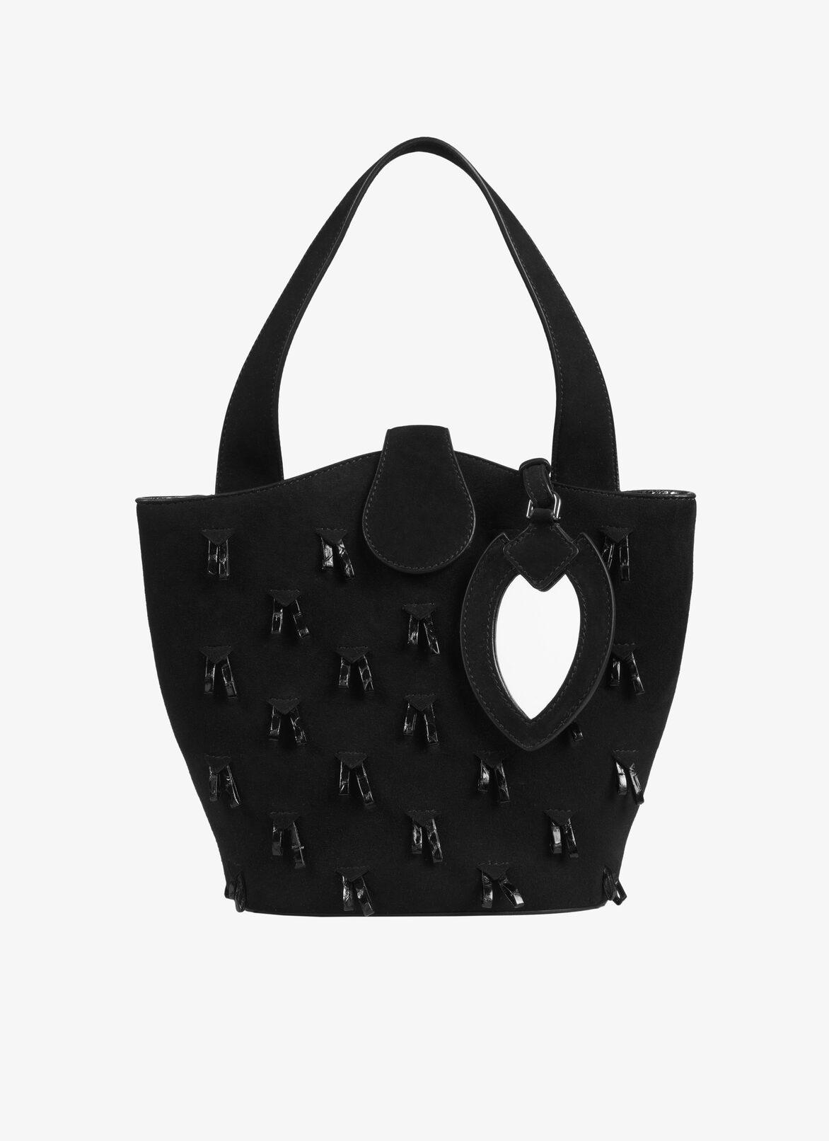SLEEVELESS REEDITION SUEDE+ELAPHE BLACK ALAÏA BLACK  SLEEVELESS REEDITION SUEDE+ELAPHE BLACK